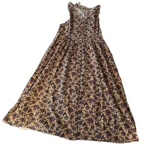 Faith Mountain Company Floral Button Up Maxi Dress Cottagecore Prairie Size XL